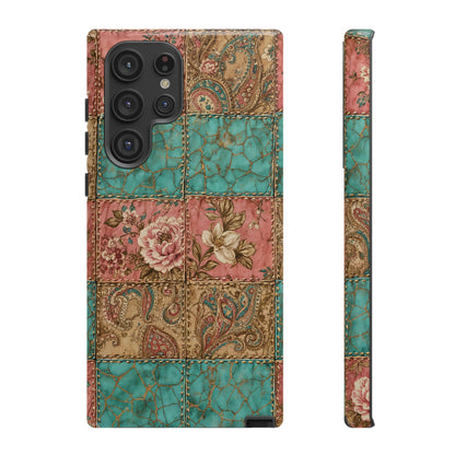 Turquoise Paisley Tough Case