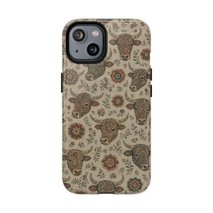 Folk Longhorn Magnetic Case