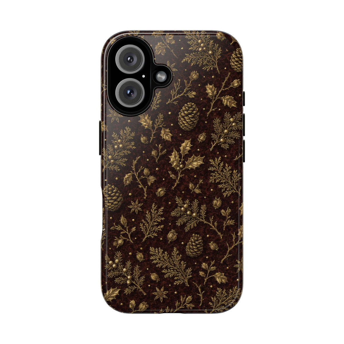 Brass Winter Botanicals Tough Case