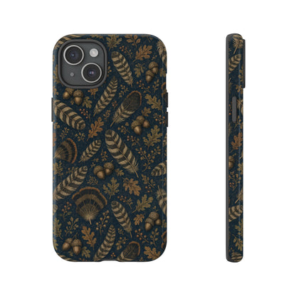 Navy Feathers Tough Case