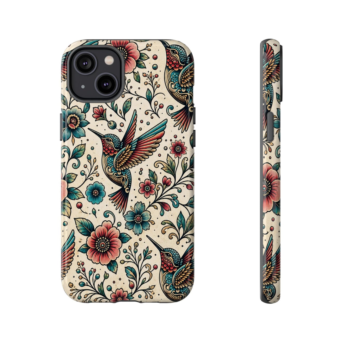 Retro Hummingbird Tough Case