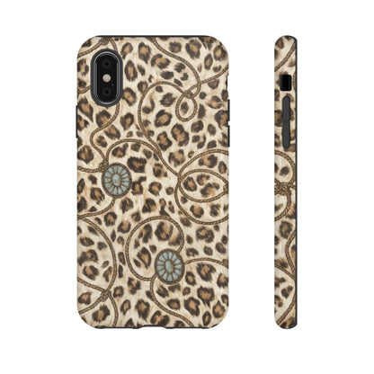 Leopard Rope Conchos Tough Case