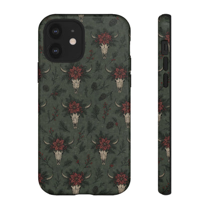 Inked Christmas Skull Tough Case