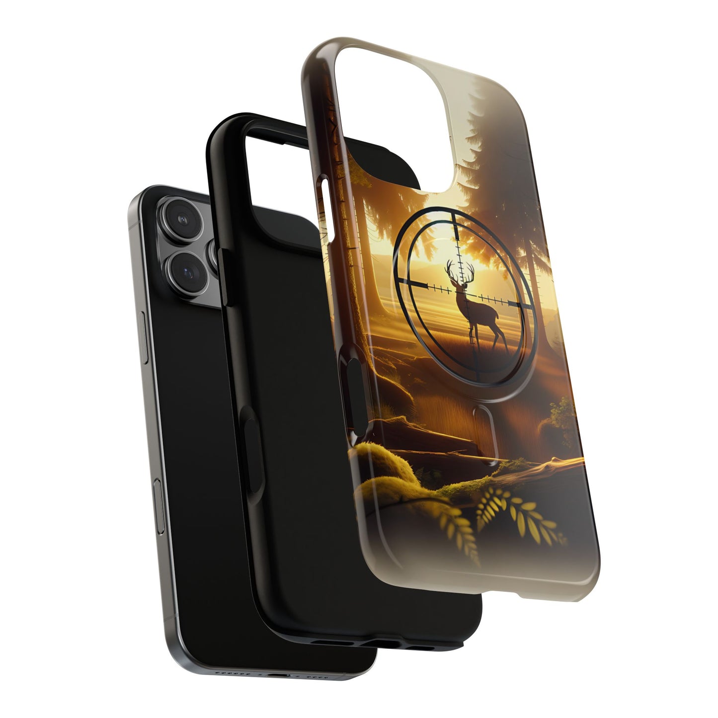 Golden Crosshairs Deer Magnetic Case