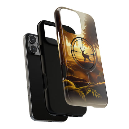 Golden Crosshairs Deer Magnetic Case