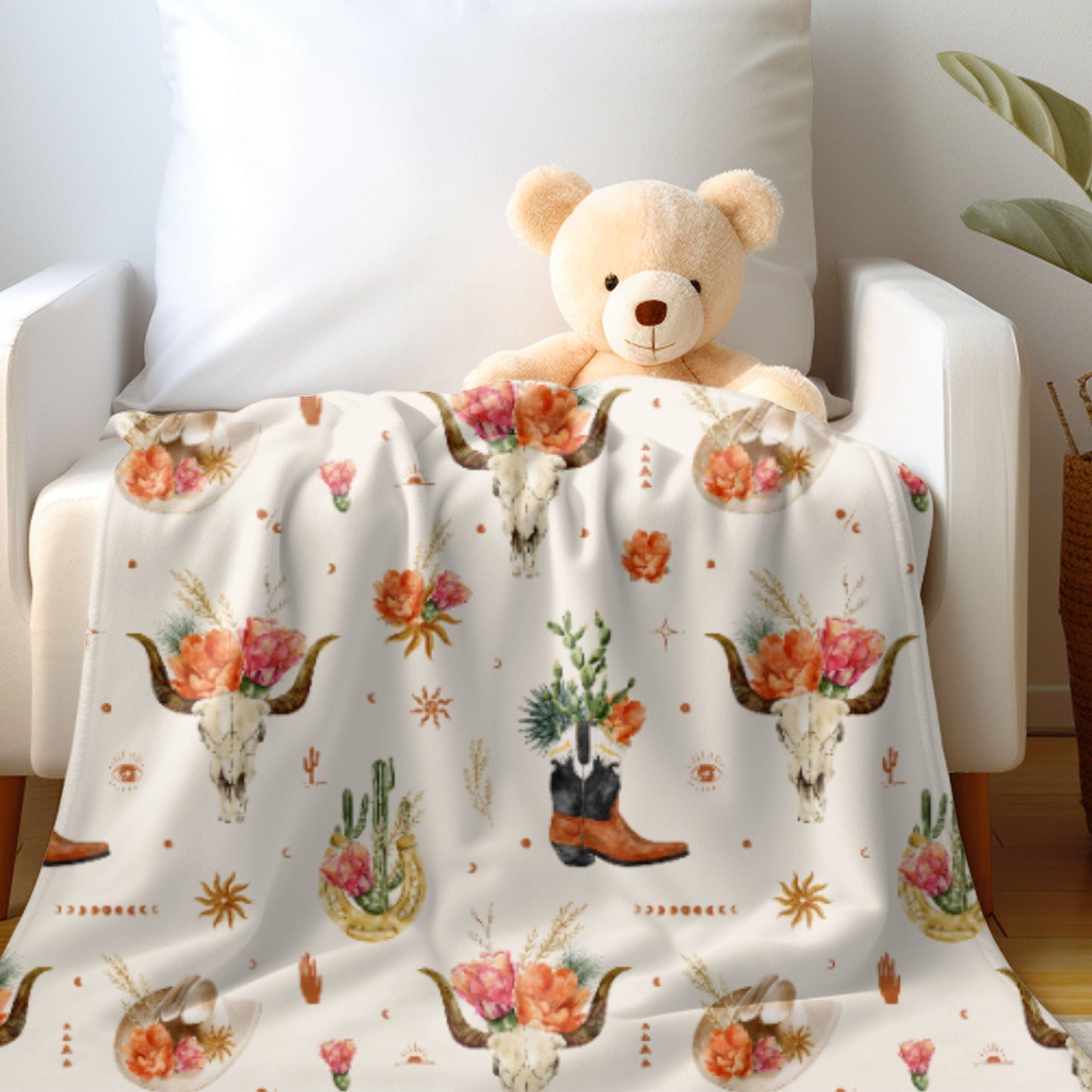 Western Floral Blanket