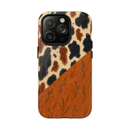 Harvest Cowhide Swaths Magnetic Case