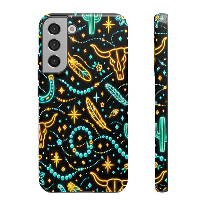 Neon Turquoise Tough Case
