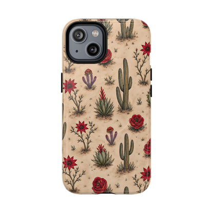 Red Bloom Desert Magnetic Case