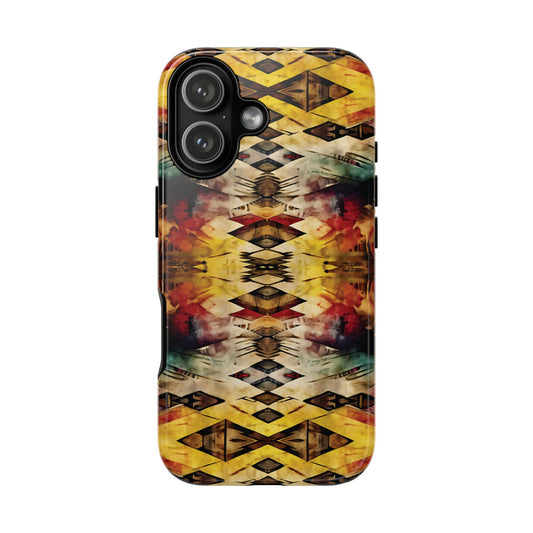 Aztec Grunge Tough Phone Case