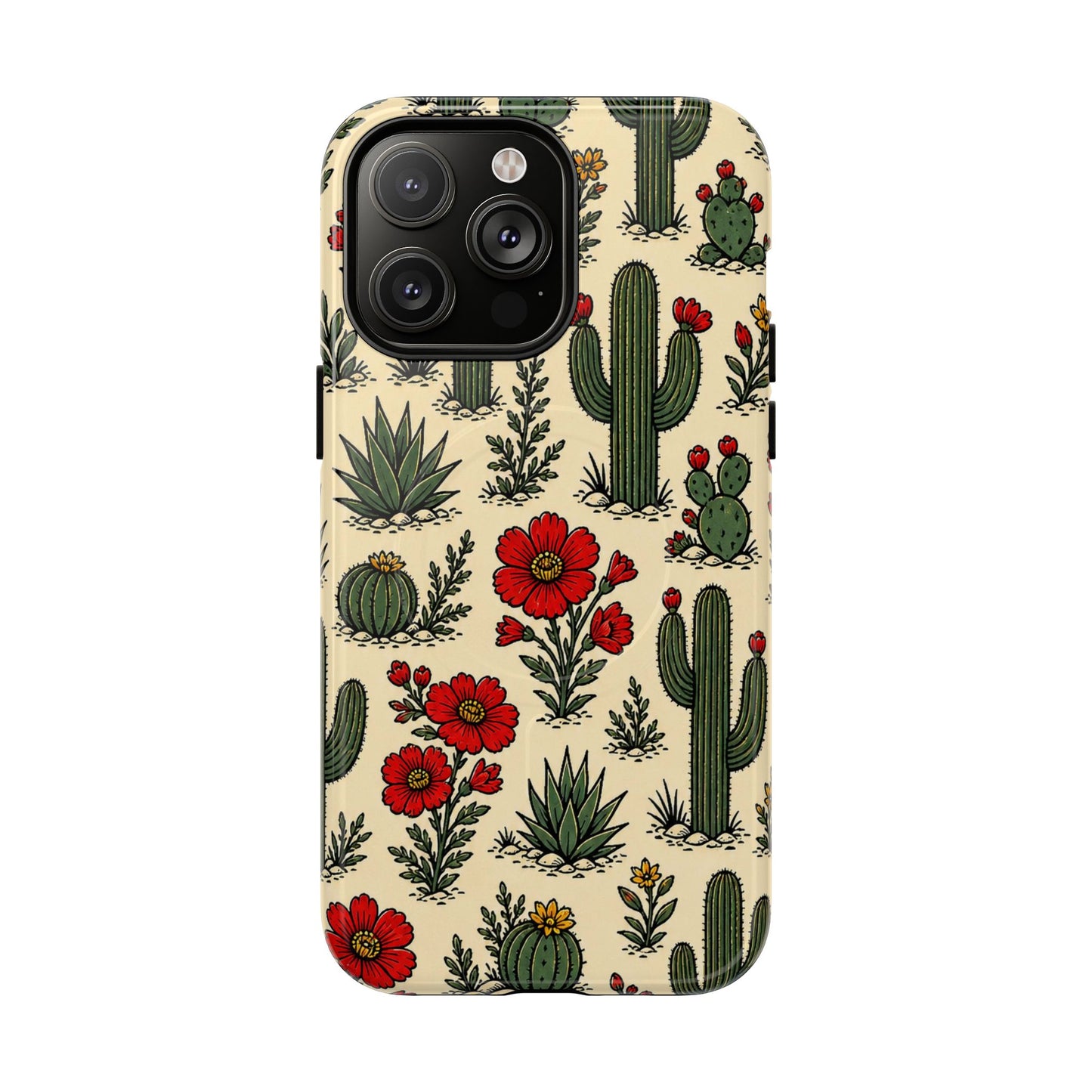 Poppy Cactus Magnetic Case