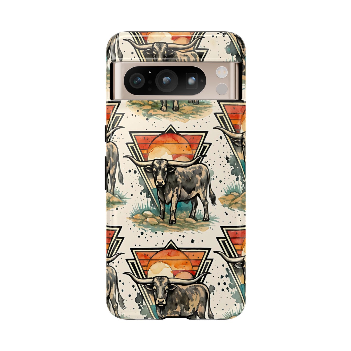 Retro Longhorn Tough Case