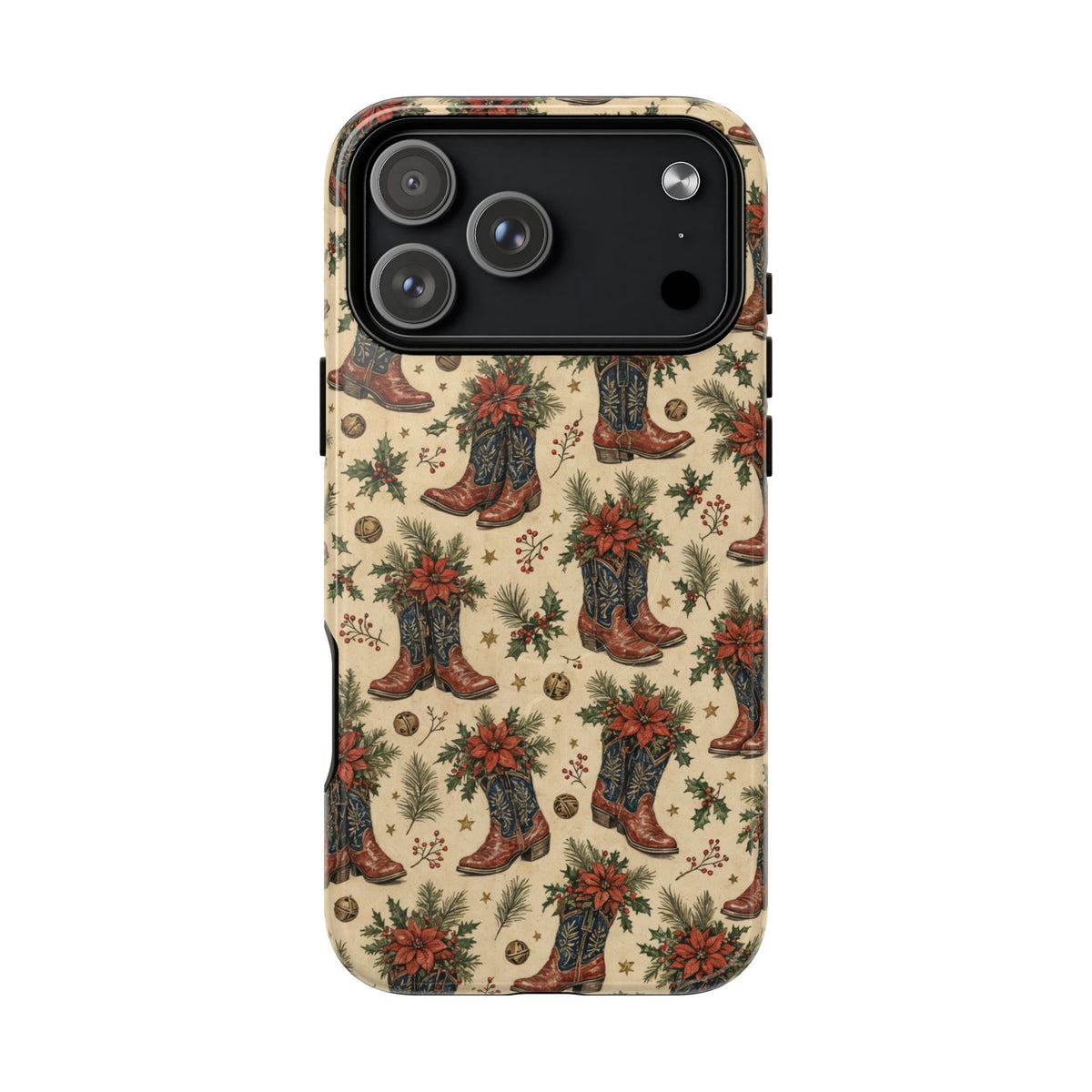 Poinsettia Boots Magnetic Case