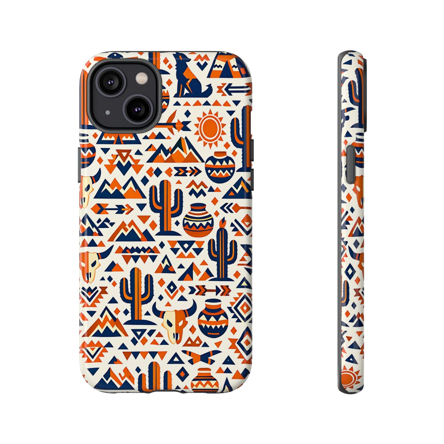 Southwest Tribal Orange Tough Case