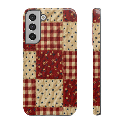 Gingham Stars Tough Case