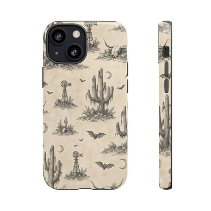 Spooky Desert Toile Tough Case