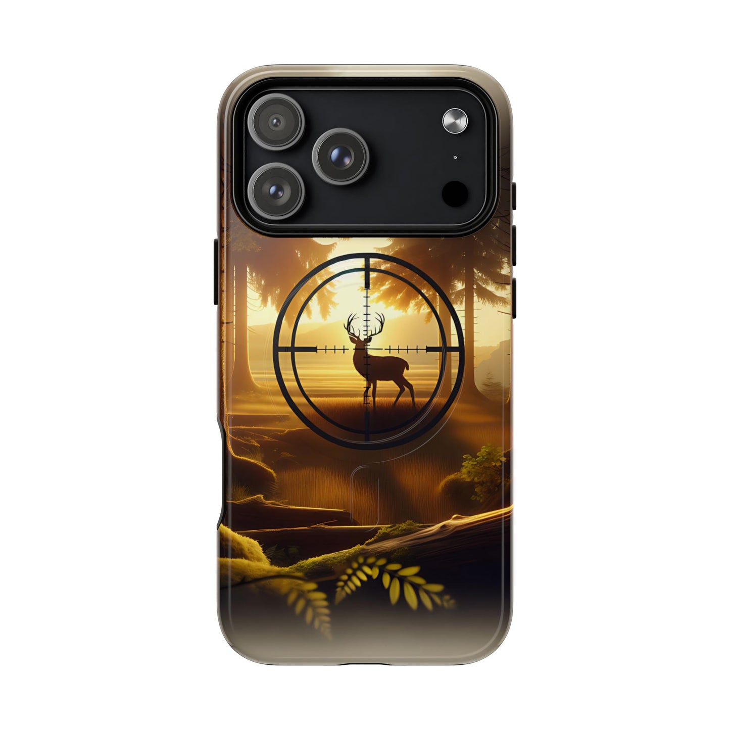 Golden Crosshairs Deer Magnetic Case