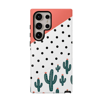Polka Dot Cactus Tough Case