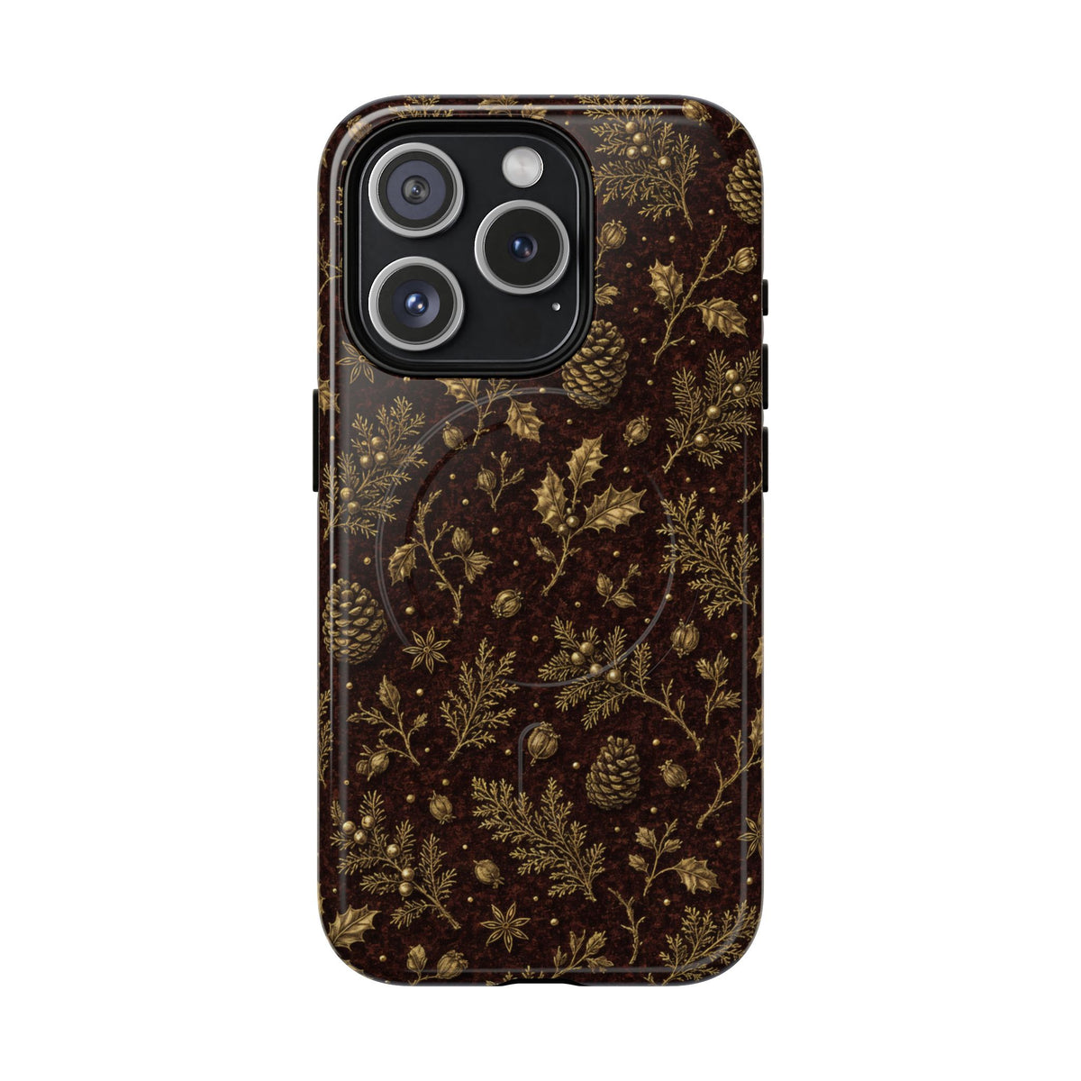 Brass Winter Botanicals Magnetic Case
