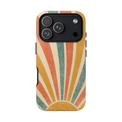 Retro Sun Rays Tough Case