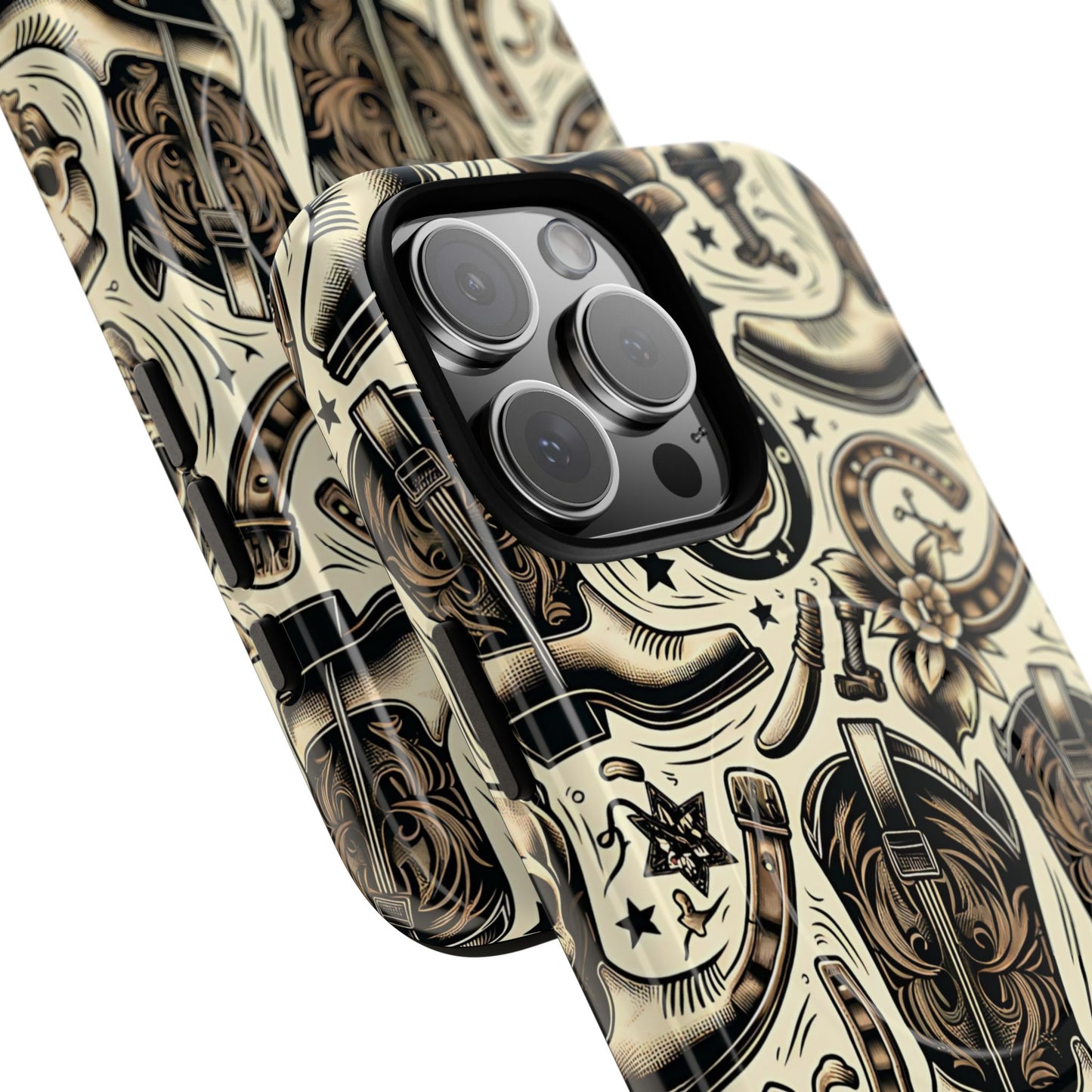 Skulls Boots Horseshoes Magnetic Case