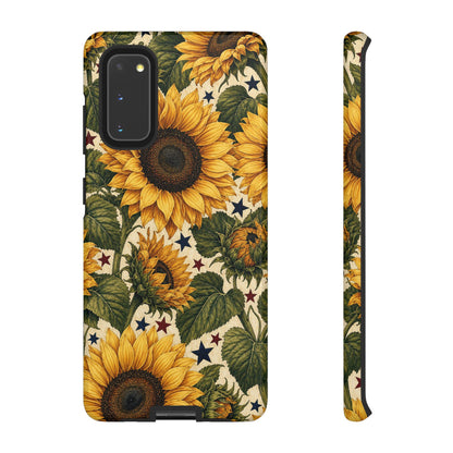 Stars And Sunflowers Tough Case