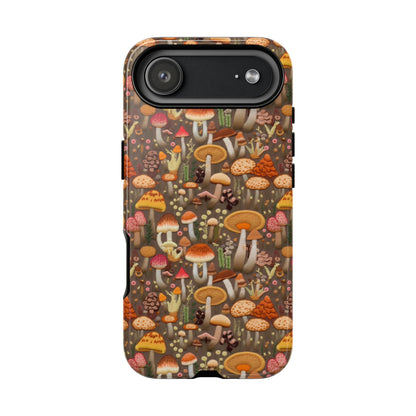 Orange Mushroom Tough Phone Case
