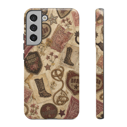 Cowgirl Collage Tough Case