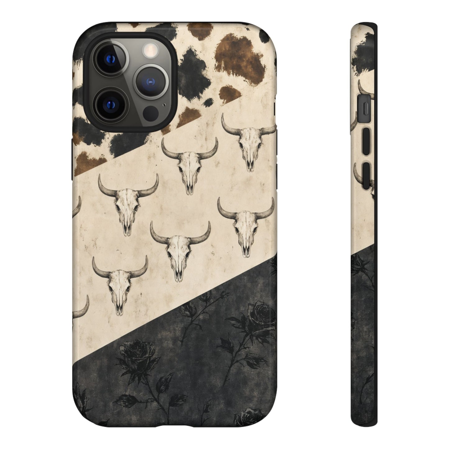 Bull Skull Rose Tough Case