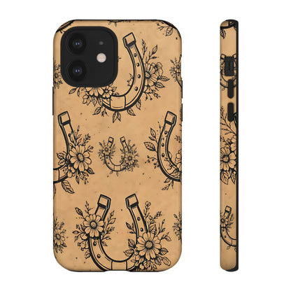 Floral Horseshoes Tough Case