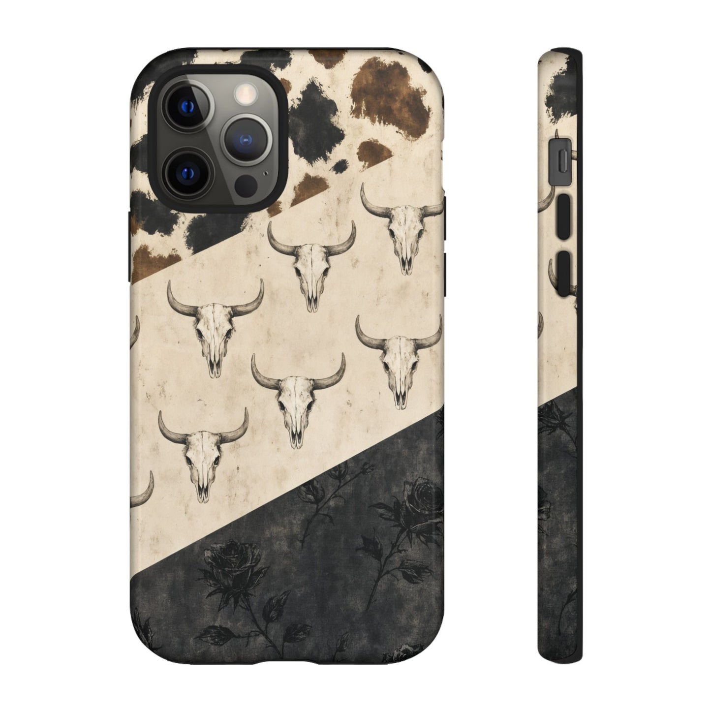 Bull Skull Rose Tough Case