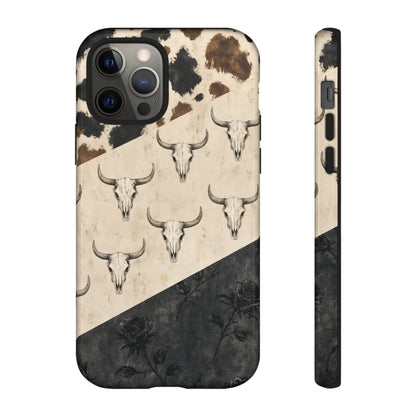 Bull Skull Rose Tough Case