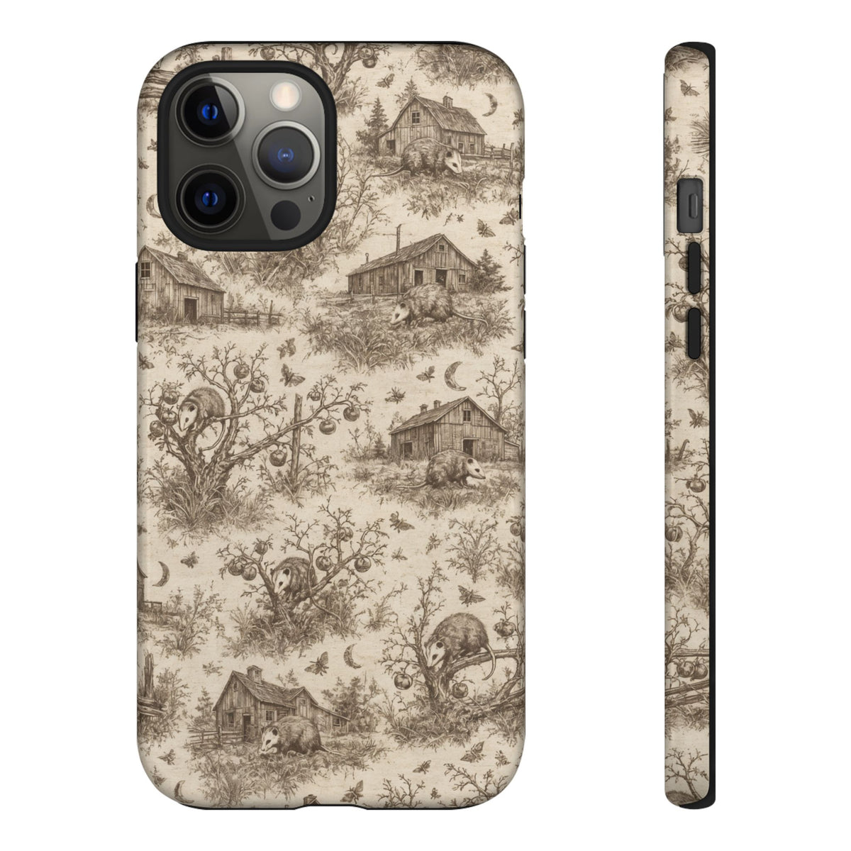 Opossum Toile Tough Case