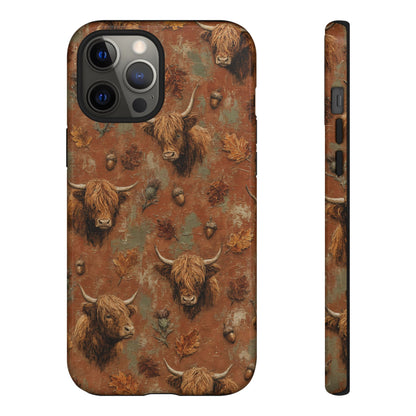 Autumn Highland Cow Tough Case