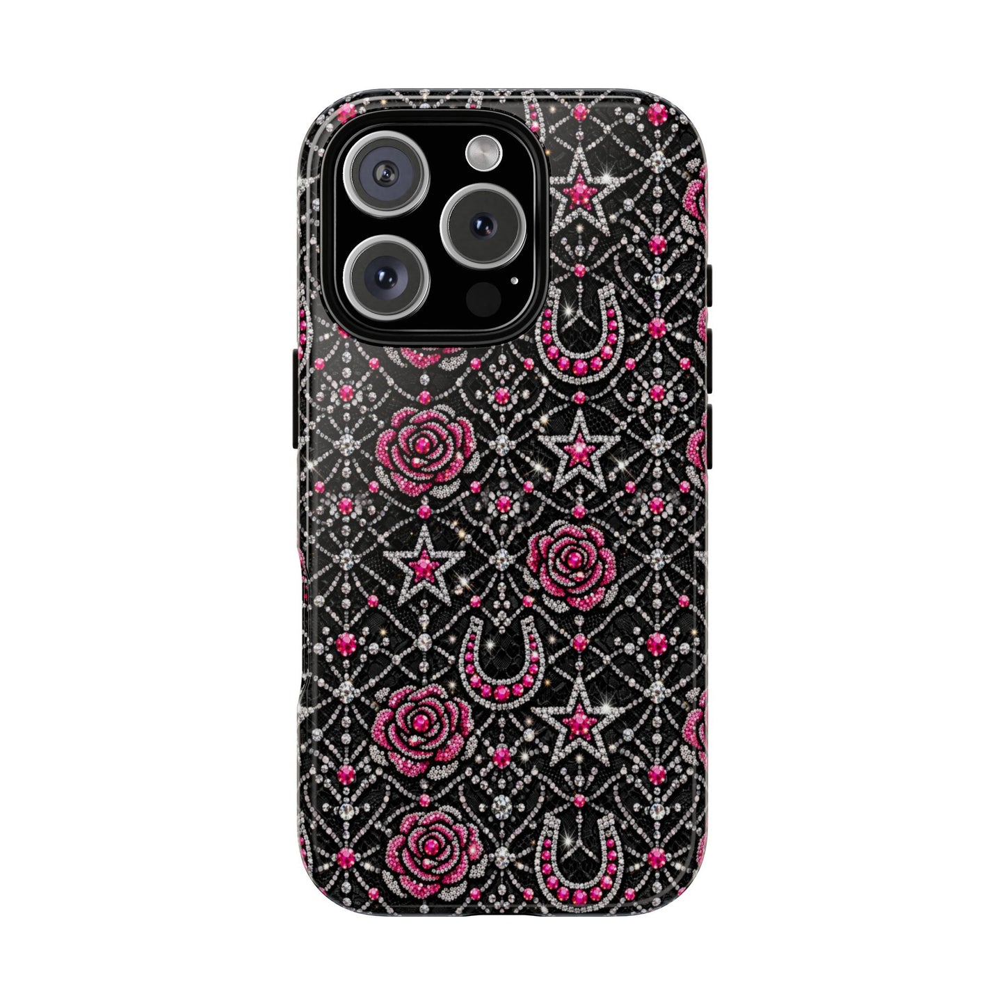 Rhinestone Rose Tough Case