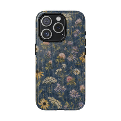 Denim Florals Magnetic Case