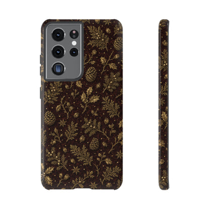 Brass Winter Botanicals Tough Case