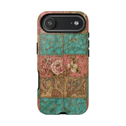 Turquoise Paisley Tough Case