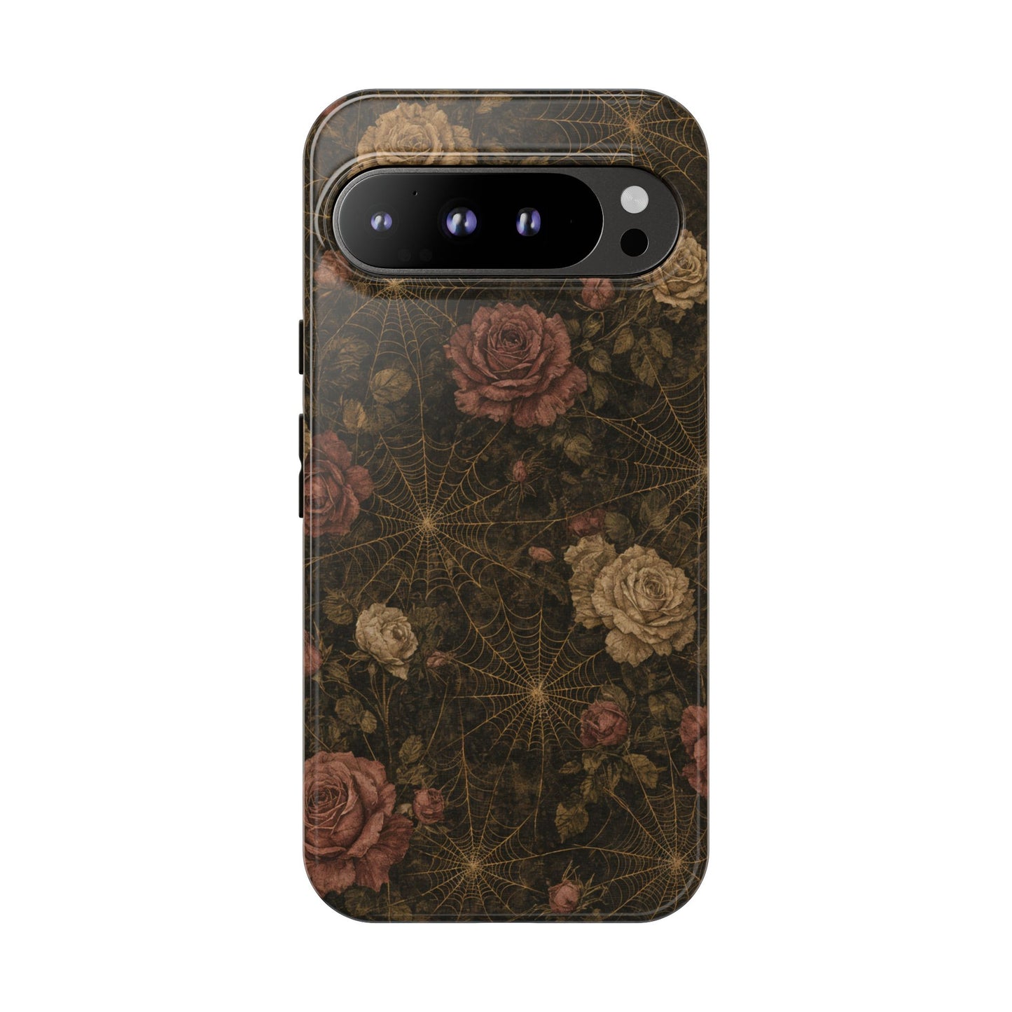 Spiderweb Rose Tough Case