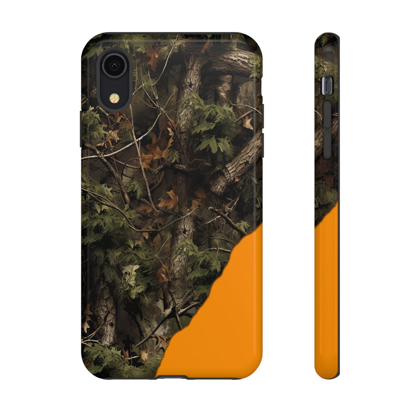 Torn Camo Orange Tough Case