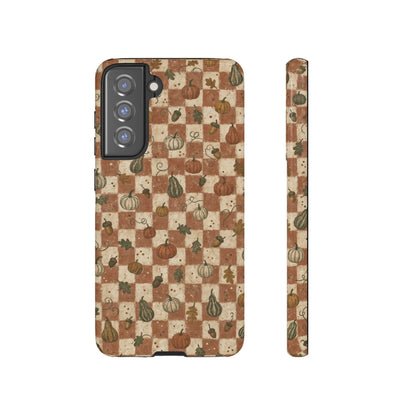 Pumpkin Checker Tough Case