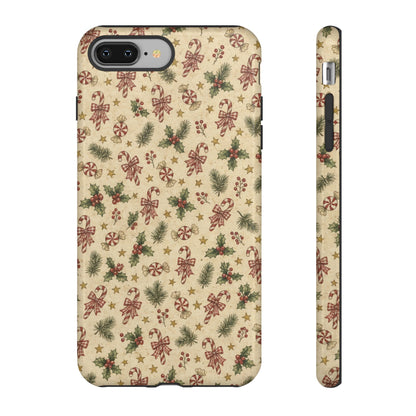 Candy Cane Gingham Tough Case