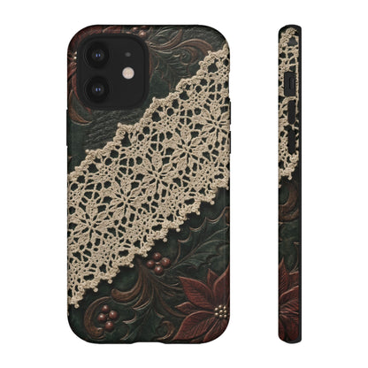 Poinsettia Lace Tough Case