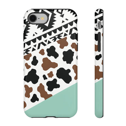 Mint Aztec Cowhide Tough Case