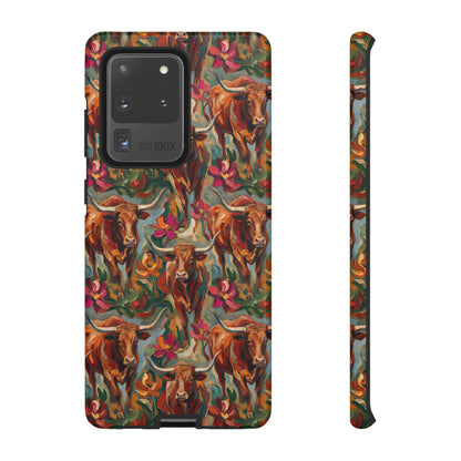 Painted Longhorns Tough Case