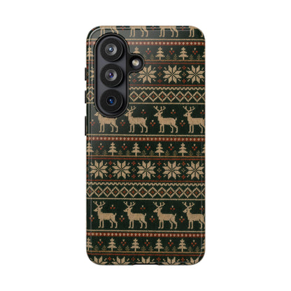 Fair Isle Deer Tough Case