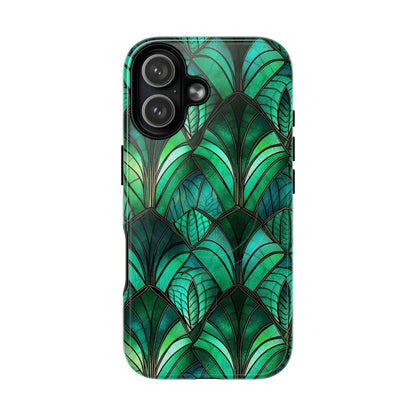 Emerald Green Stained Glass Magnetic Case