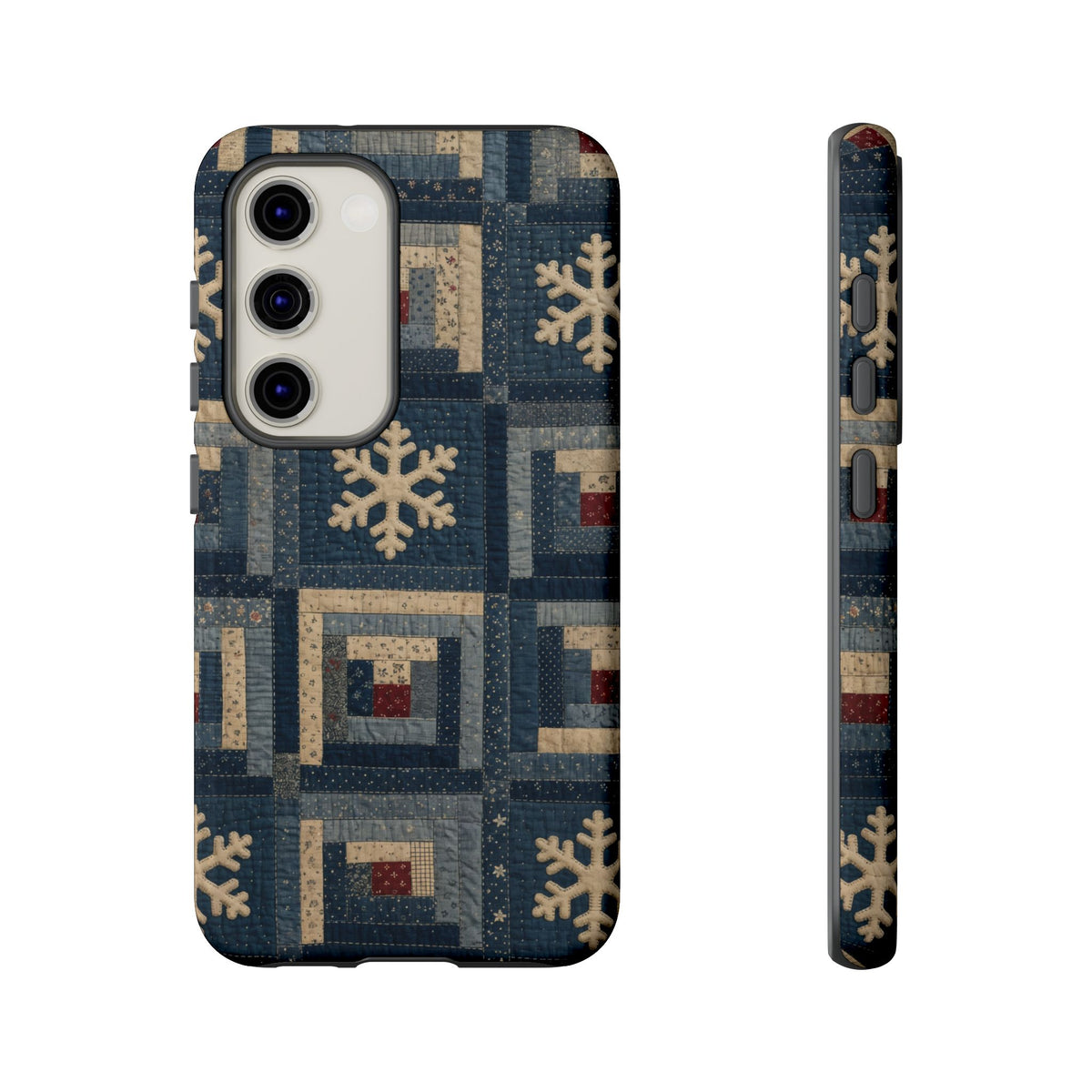 Snowflake Quilt Tough Case