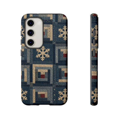 Snowflake Quilt Tough Case