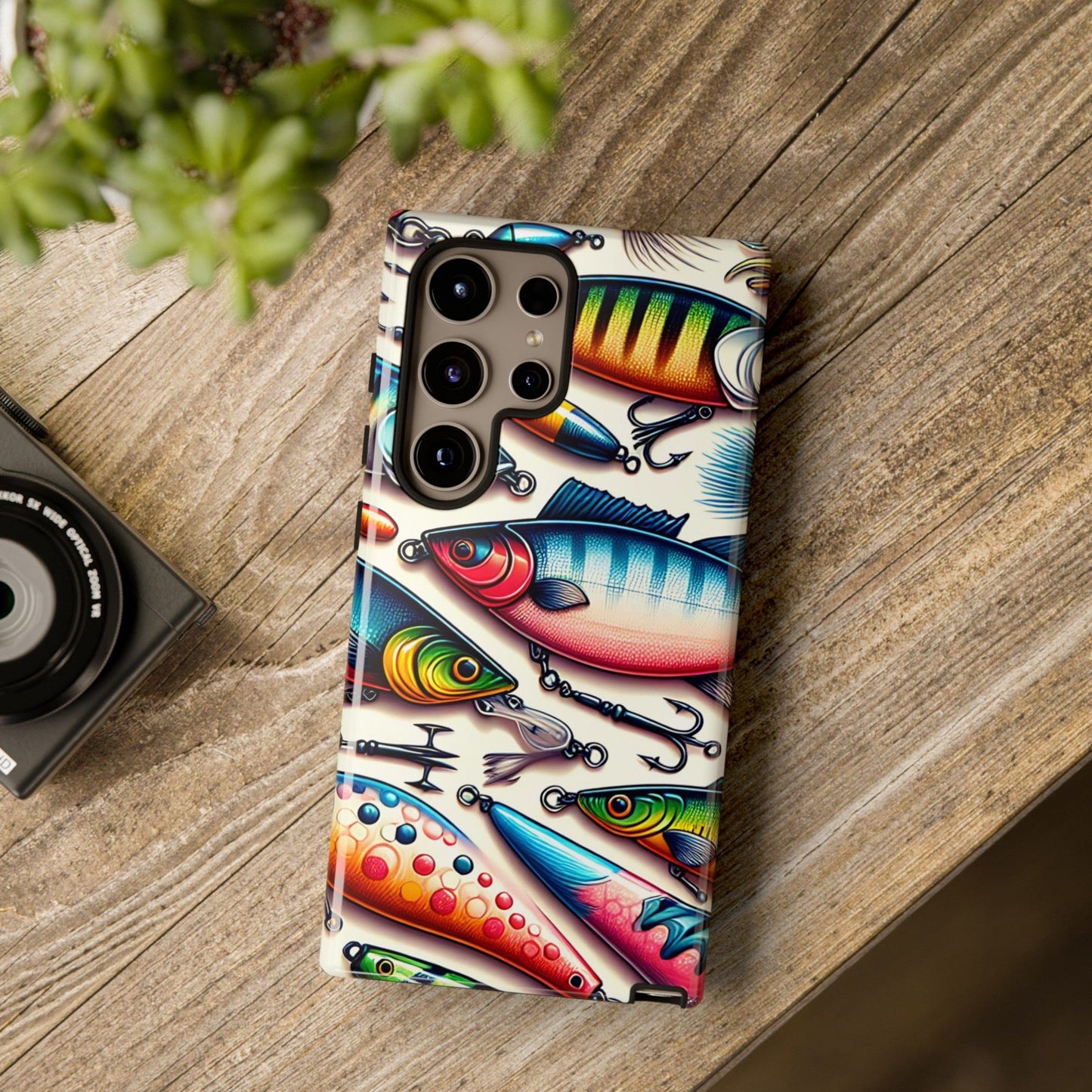 Colorful Fishing Lures Phone Case